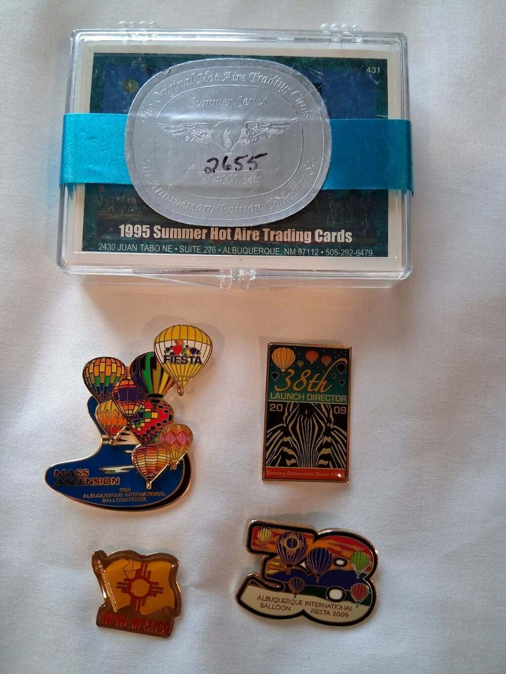 Albuquerque International Balloon Fiesta Trading Cards & Pins Set